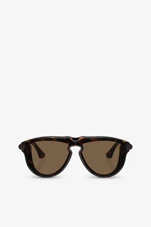 Burberry Womens Be4427 Pilot-Frame Acetate Sunglasses