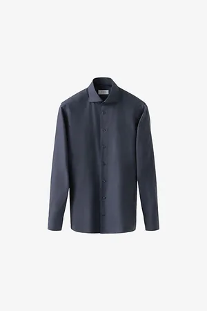 Eton Mens Signature Long-Sleeved Slim-Fit Cotton Shirt