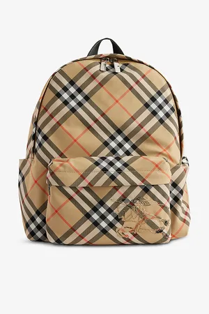 Burberry Mens Classics Small Woven Backpack