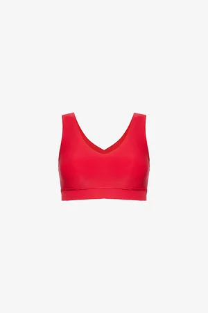 Chantelle Womens Soft V-Neck Stretch-Woven Bralette