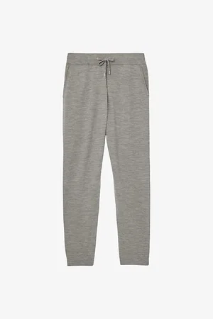 Reiss Mens Billings Stretch-Wool Jogging Bottoms