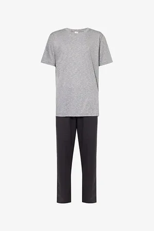 Zimmerli Mens Filodiscozia Short-Sleeve Cotton Pyjamas