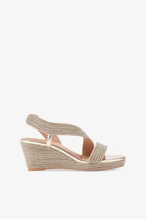 Carvela Womens Gala 70 Jewel-Embellished Rope-Effect Wedge-Heeled Woven Sandals
