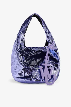 J.W.Anderson Womens Sequin-Embellished Mini Plastic-Blend Bag