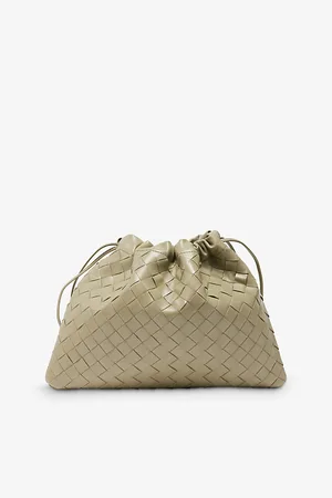 Bottega Veneta Womens Dustbag Leather Clutch Bag