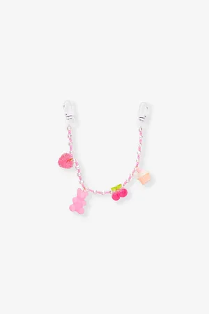 Crystal Haze Cutesy 18ct Yellow Gold-Plated Enamel, Resin and Stainless-Steel Bag Charm