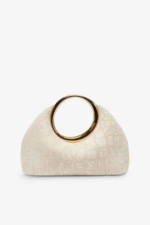 Jacquemus Womens Le Petit Calino Cotton Top-Handle Bag