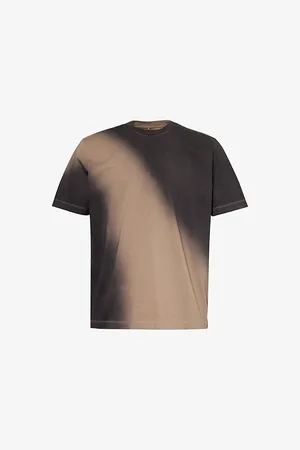 RAG&BONE Mens Ombre-Print Crew-Neck Cotton T-Shirt