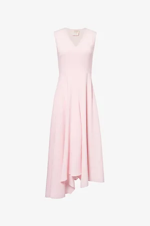 Roksanda Womens Miral Sleeveless Woven-Blend Maxi Dress