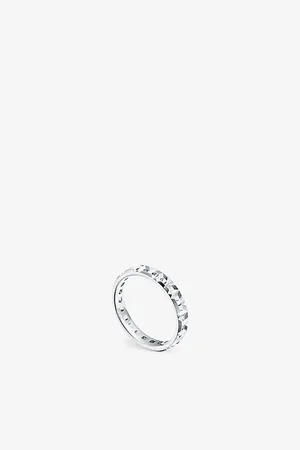 Tiffany & Co. Tiffany T True Narrow 18ct White-Gold Ring