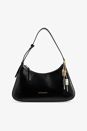 Givenchy Womens Lucky Lock Small Leather Shoulder Bag