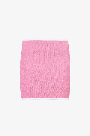 Hunza G Womens Crinkle Swimskirt Bottom
