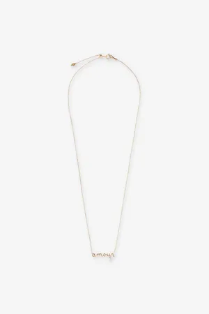PERSÉE Amour 18ct Yellow-Gold and 0.05ct Diamond Necklace