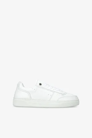 Represent Mens Initial Leather Low-Top Trainers