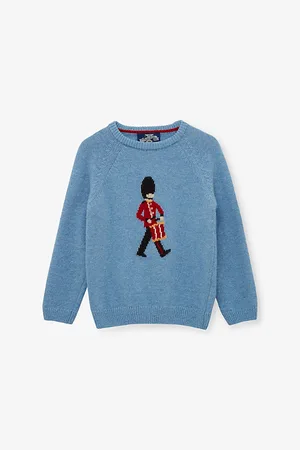 FrenchTrotters Drumming Guardsman Crewneck Wool-Blend Jumper 2-11 Years