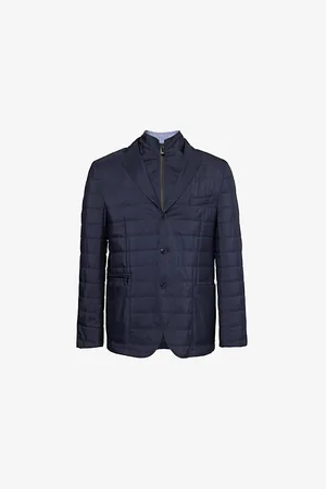 corneliani Mens Detachable-Panel Quilted Padded Jacket