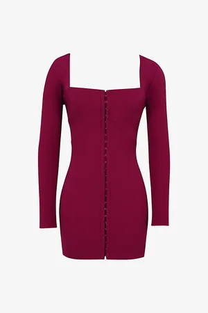 House Of Cb Womens Selene Stretch-Woven Mini Dress