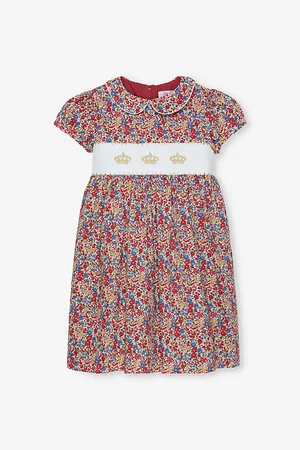 FrenchTrotters Emma Floral-Print Cotton Dress 2-11 Years