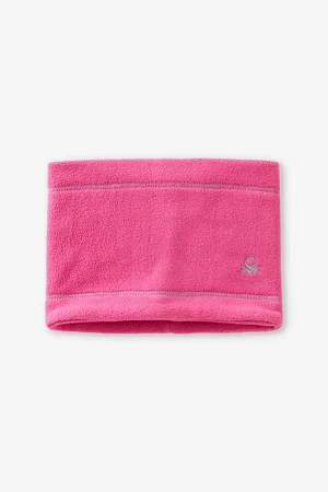 Benetton Logo-Embroidered Fleece Neck Warmer