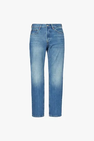 Frame Mens The Straight Regular-Fit Stretch-Denim Jeans