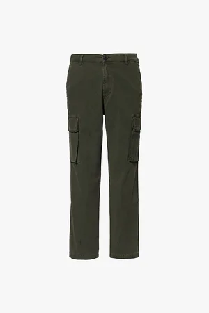 Citizens of Humanity Mens Dillon Patch-Pocket Straight-Leg Mid-Rise Stretch-Cotton Trousers
