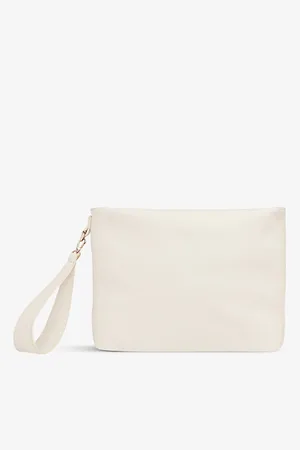 Whistles Womens Avah Leather Clutch Bag