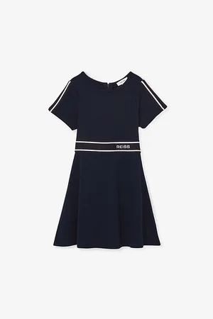 Reiss Lowri Logo-Print Interlock-Jersey Dress 4-9 Years