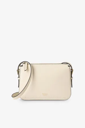 MULBERRY Womens Clovelly Foiled-Logo Grained-Leather Pouch