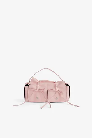 Acne Studios Womens Multipocket Lux Leather Shoulder Bag