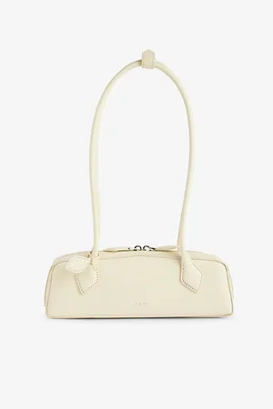 Alaïa Womens Le Teckel Small Leather Shoulder Bag