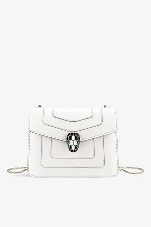Bvlgari Womens Serpenti Forever Leather Cross-Body Bag