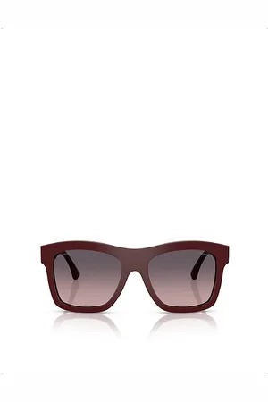 CHANEL Womens Ch5533 Square-Frame Acetate Sunglasses