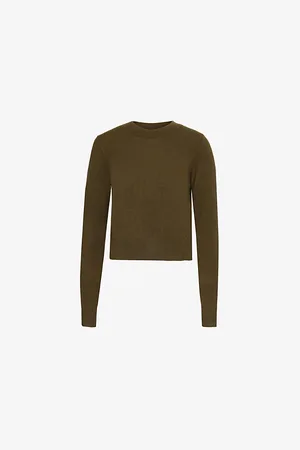 Reformation Womens Dana Round-Neck Cashmere Jumper