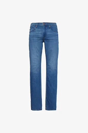 Paige Mens Lennox Slim-Fit Stretch-Denim Jeans