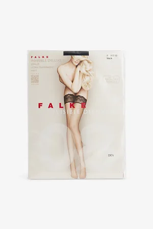 Falke Womens Invisible Deluxe 8 Stretch-Woven Hold-Ups