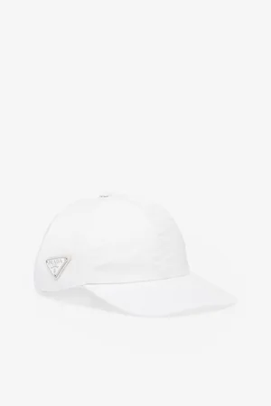 Prada Logo-Plaque Recycled-Nylon Baseball Cap