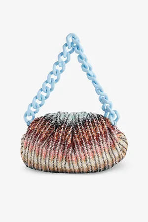 Missoni Womens Pouch Medium Woven Bag