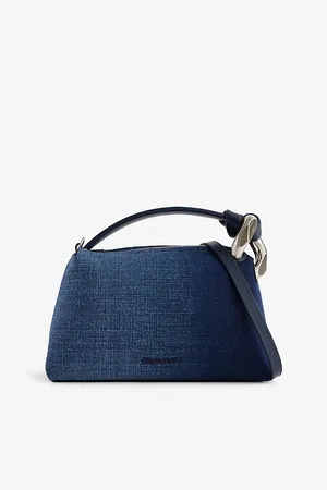 J.W.Anderson Womens The Corner Denim Top-Handle Bag