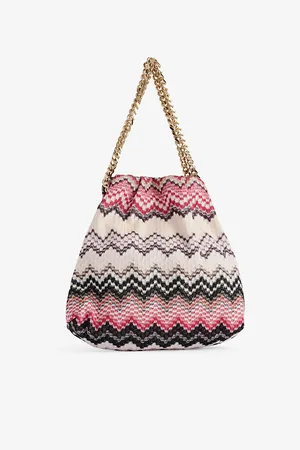 Missoni Womens Chain-Strap Woven Bag