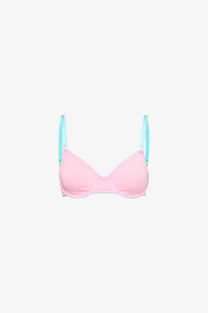 Dora Larsen Womens Lana Underwired Stretch-Cotton Bra