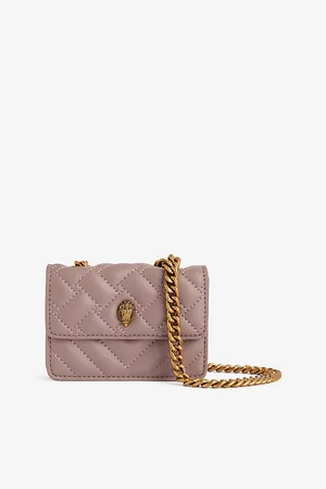 Kurt Geiger Womens Micro Kensington Faux-Leather Crossbody Bag
