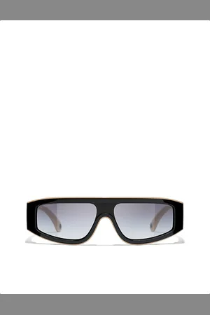 CHANEL Womens Shield-Frame Sunglasses