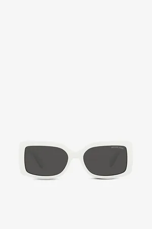 Michael Kors Mk2165 Corfu Rectangular-Frame Acetate Sunglasses