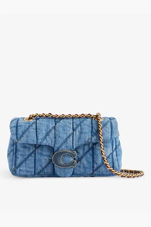 Coach Womens Tabby 20 Quilted Denim Cross-Body Bag