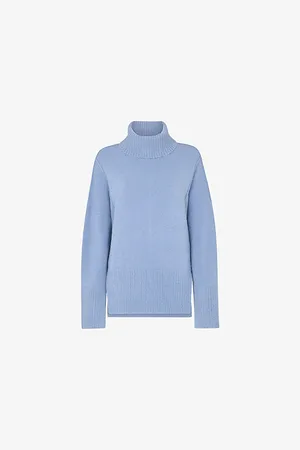 Whistles Womens Roll-Neck Knitted Wool-Blend Jumper