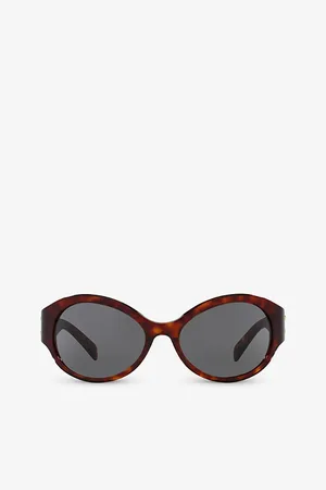 Céline Womens Cl40271I Triomphe Oval-Frame Acetate Sunglasses