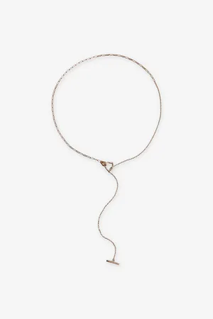 Burberry Womens Shield Gold-Plated Brass Chain Necklace