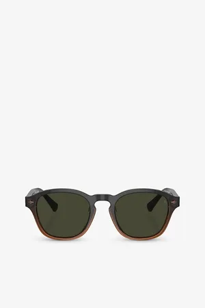 Brunello Cucinelli Womens Bc4006S Round-Frame Acetate Sunglasses