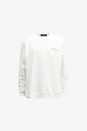 AllSaints Mens Underground Relaxed-Fit Cotton Sweatshirt