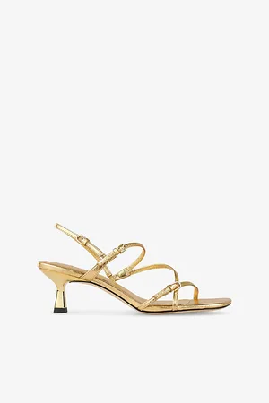 Sandro Womens Strappy 65 Leather Heeled Sandals